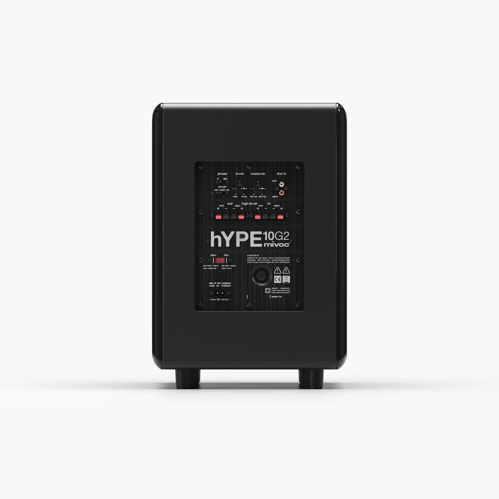 mivoc hYPE 10G2 10 Zoll / 25 cm Aktiv-Subwoofer – Bild 4